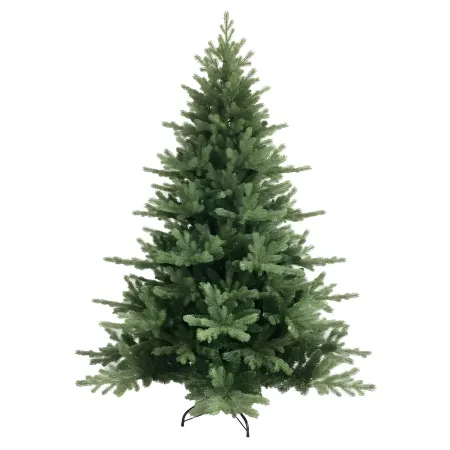 Albero di Natale Artificiale Altezza 240 cm Rami Realistici in PVC