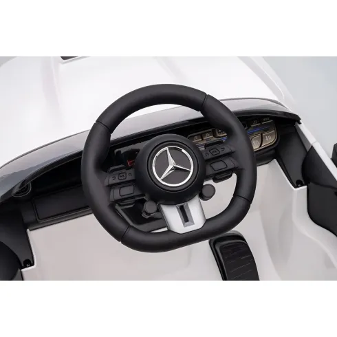 Macchina Elettrica per Bambini 12V Maserati Folgore Bianco Telecomando
