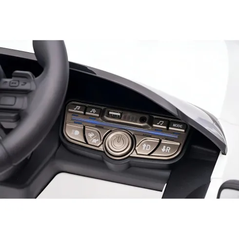Macchina Elettrica per Bambini 12V Maserati Folgore Bianco Telecomando