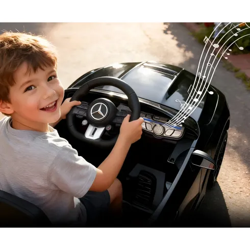 Macchina Elettrica per Bambini 12V Maserati Folgore Nero Telecomando