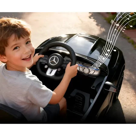 Macchina Elettrica per Bambini 12V Maserati Folgore Nero Telecomando