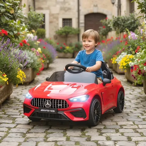 Macchina Elettrica per Bambini 12V Maserati Folgore Rosso Telecomando