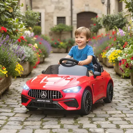 Macchina Elettrica per Bambini 12V Maserati Folgore Rosso Telecomando