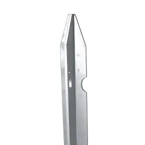 10 Paletti 225cm in Ferro Zincato per Recinzione