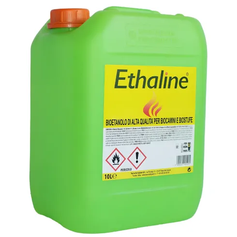 2 Taniche Bioetanolo Naturale 10L Combustibile Ecologico per Biocamini