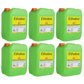 6 Taniche Bioetanolo Naturale 10L Combustibile Ecologico per Biocamini