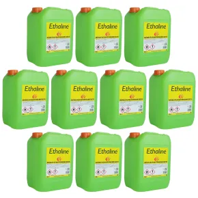 10 Taniche Bioetanolo Naturale 10L Combustibile Ecologico Biocamini