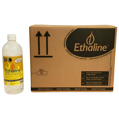 Bioetanolo 60 Taniche 1L per Biocamini e Stufe Combustibile Naturale