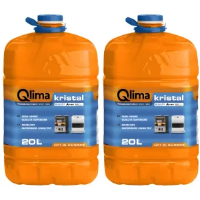 2 Taniche Combustibile Liquido Stufe Portatili 20L Paraffina Premium