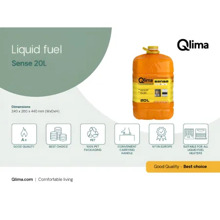 20L Combustibile Liquido per Stufe Universale 8 Taniche Ecologica