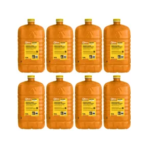 8 Taniche PET Riciclabile 10L Combustibile Liquido Paraffina per Stufe
