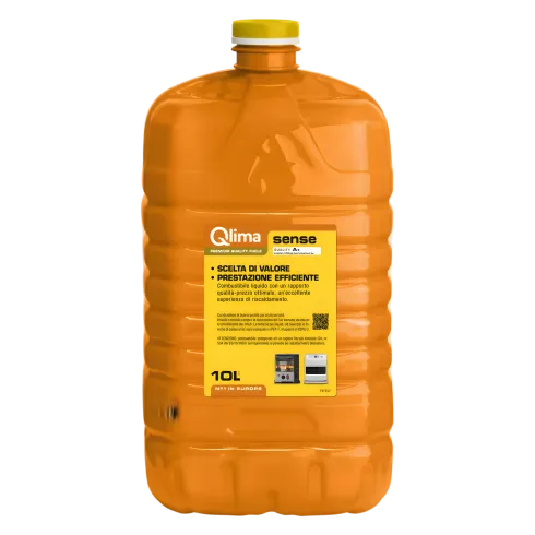 8 Taniche PET Riciclabile 10L Combustibile Liquido Paraffina per Stufe