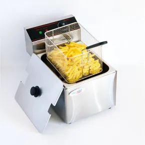 Friggitrice in Acciaio Inox Capacità 8L Professionale 2500 W Catering 2