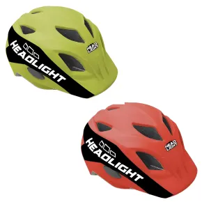 Casco Protezione Sport Misura Regolabile con Luci Led Taglia 52–56 cm
