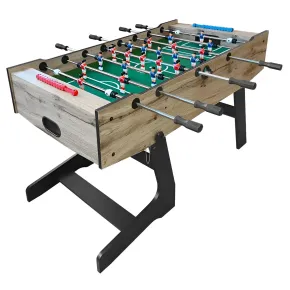 Tavolo Biliardino Calcetto Deluxe da Gioco Richiudibile Regolamentare