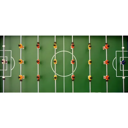 Calcetto Biliardino per Bambini 4 Aste Passanti Palline Incluse Calciobalilla