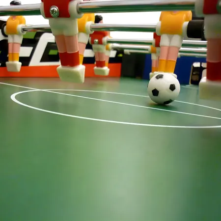 Calcetto Biliardino per Bambini 4 Aste Passanti Palline Incluse Calciobalilla