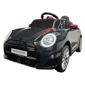 Macchina per Bambini Elettrica Mini Cooper S 12V Nero Metallizzato