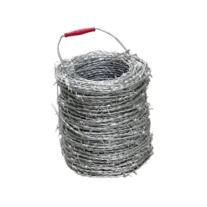 Filo Spinato Acciaio Zincato 200 Metri 1,7 mm per Recinzione Rete
