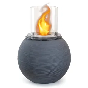 Camino Bioetanolo 1,5L Ghisa Grigio Ø40 da Terra Fiamma Reale Portatile