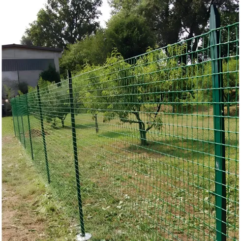 10 Paletti Plastificati Recinzione 225 cm 35x35 in Ferro Pali per Rete Metallica | BricoShop24