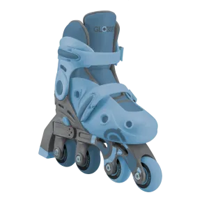 Pattini per Bambini 2 in 1 Regolabili Taglia 26–29 Celeste Pastello