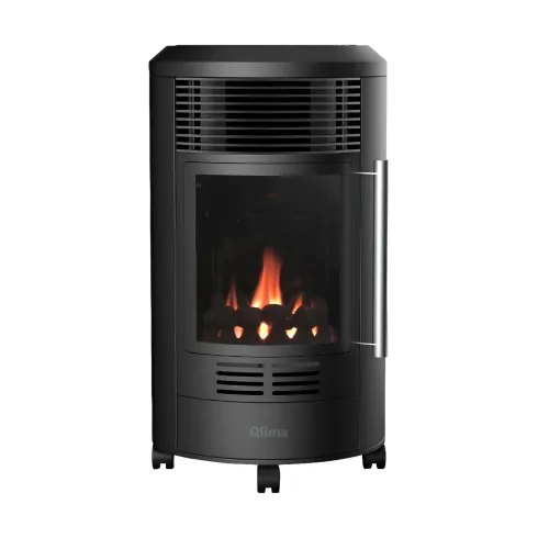 Outlet Stufa Gas 3.4kW Infrarossi Effetto Camino Catalitica Fiamma Vera