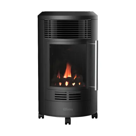 Outlet Stufa Gas 3.4kW Infrarossi Effetto Camino Catalitica Fiamma Vera