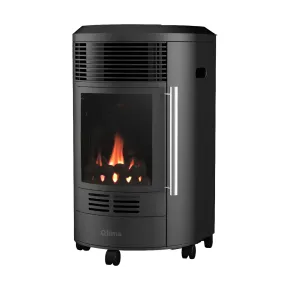 Outlet Stufa Gas 3.4kW Infrarossi Effetto Camino Catalitica Fiamma Vera