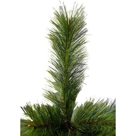 Albero di Natale Alto 210 cm Folto Verde Base 145 cm Rami Realistici