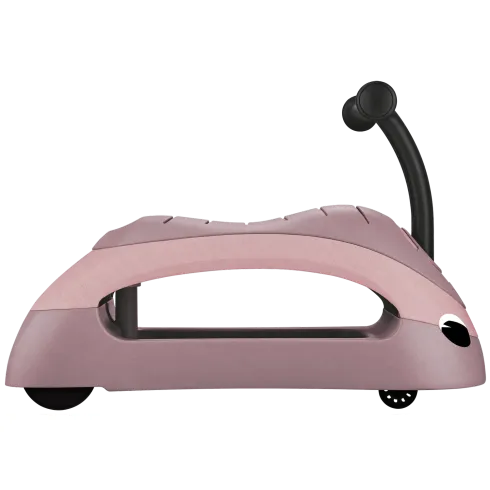 Cavalcabile per Bambini Girello Ride On 100% Ecologico Rosa 20 kg