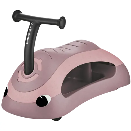 Cavalcabile per Bambini Girello Ride On 100% Ecologico Rosa 20 kg