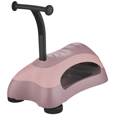 Cavalcabile per Bambini Girello Ride On 100% Ecologico Rosa 20 kg