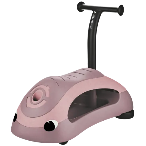 Cavalcabile per Bambini Girello Ride On 100% Ecologico Rosa 20 kg