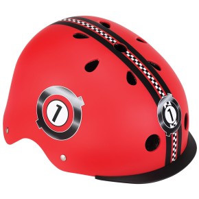 Casco per Bambini XS-S Ø 48-53 cm Chiusura Magnetica Rosso da Corsa 2