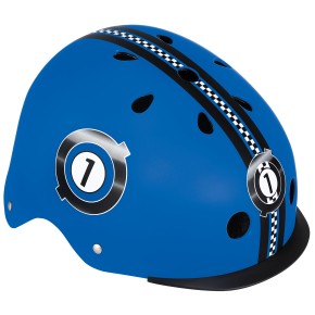 Casco per Bambini XS-S Ø 48-53 cm Chiusura Magnetica Blu da Corsa 2