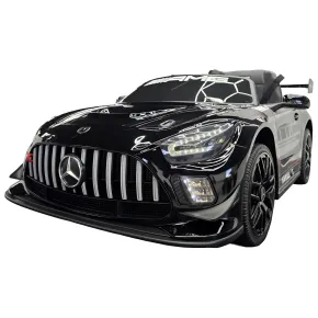 Auto Elettrica per Bambini Mercedes AMG GT3 12V Nero Metallizzato