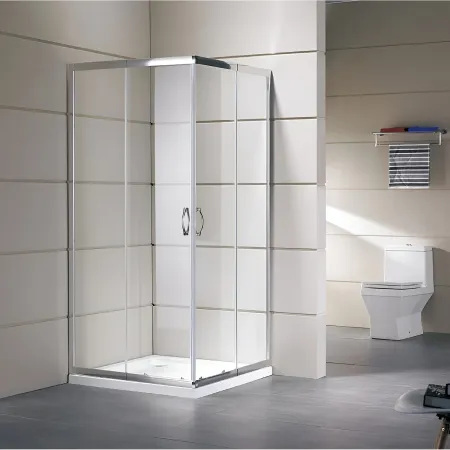 Box Doccia Cristallo 4mm Angolare Ante Scorrevoli Quadrato Rettangolare