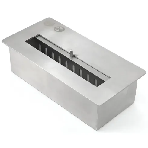 Camino a Bioetanolo 3,4 kW da Pavimento 1,2L Nero in Legno MDF