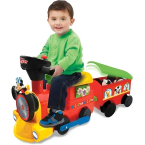 Treno Elettrico Cavalcabile da Bambino Mickey con Binari Suoni Disney 2