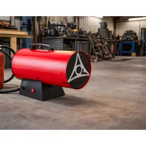 Generatore Aria Calda 50kW Ventilazione Elettrica 230V GPL Rosso 2