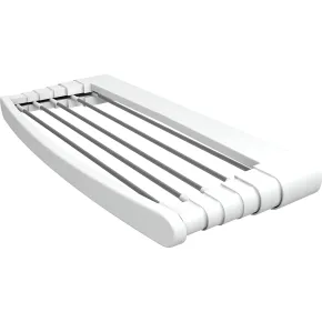 Stendibiancheria Estensibile 70cm in Alluminio da Parete Salvaspazio