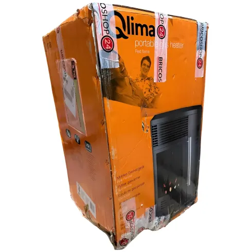 Outlet Stufa Gas 3.4kW Infrarossi Effetto Camino Catalitica Fiamma Vera