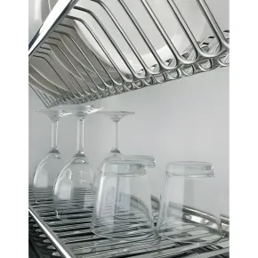 Scolapiatti da Incasso 76 cm Inox Vassoio Salvagocce Pensile Cucina 2