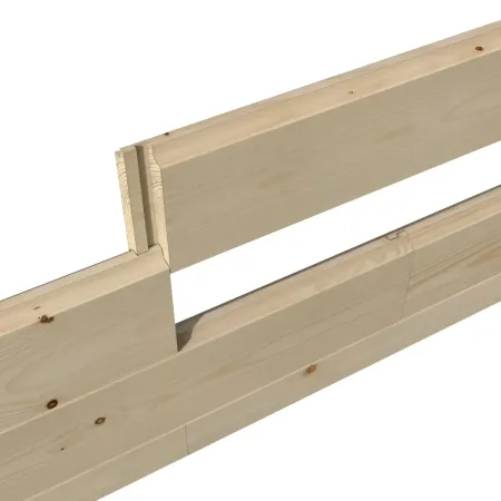 Casetta in Legno da Giardino 4x3 per Attrezzi Doppia Porta Block-House