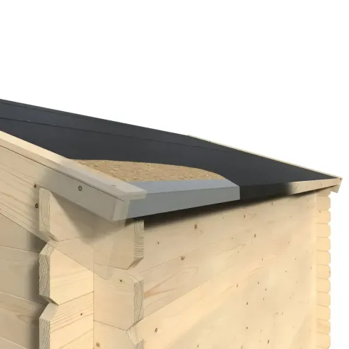 Casetta in Legno da Giardino 4x3 Doppia Porta Block-House 34mm