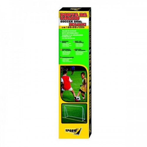 Porta Calcio Deluxe Metallo + Rete Piccchetti 180x122x60 Soccer Goal Calcetto