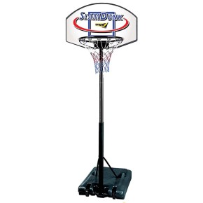 Piantana Canestro 40 cm da Basket per Bambini Ruote Rete Tabellone Pallacanestro