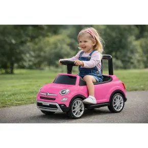 Macchina Cavalcabile per Bambini Fiat 500X Rosa Primi Passi con Suoni 2