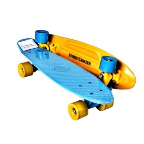 Skateboard Street Cruizer in PP 57cm Ruote PVC 50kg 3 Colori Disponibili Skate  2